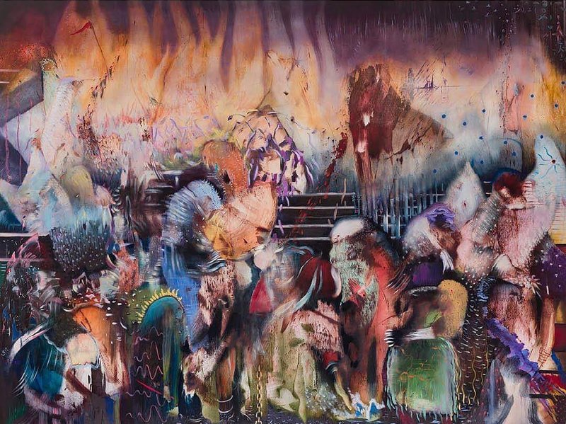 Ali Banisadr, Untitled, 2021