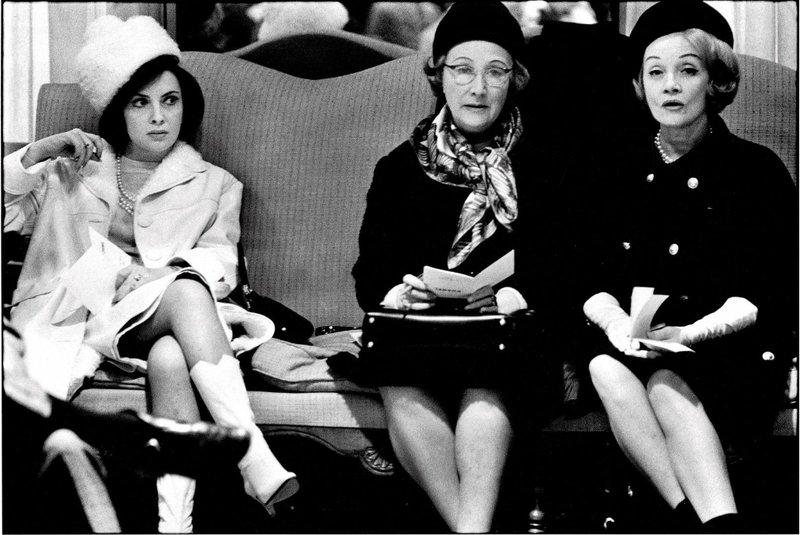 Shahrokh Hatami, Marlene Dietrich, Collection Chanel, Rue Cambon, Paris, 1960