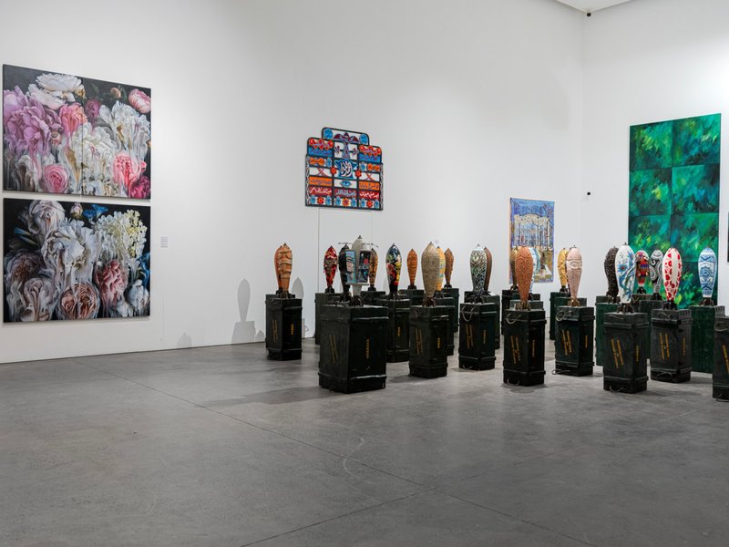 …I Kept The Night Vigil…, installation view