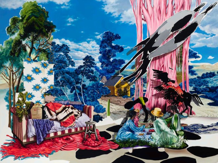 Sanam Saye Afkan, Suspended Vista of A Picnic, 2025