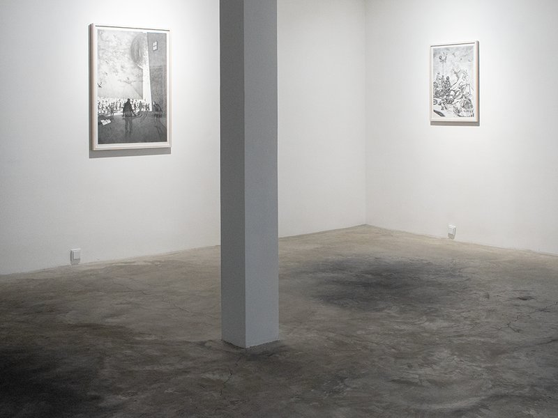 The den of the man with hollow eyes, installation view