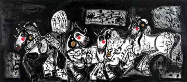 Nasser Ovissi, What Became of Riders?, 2018