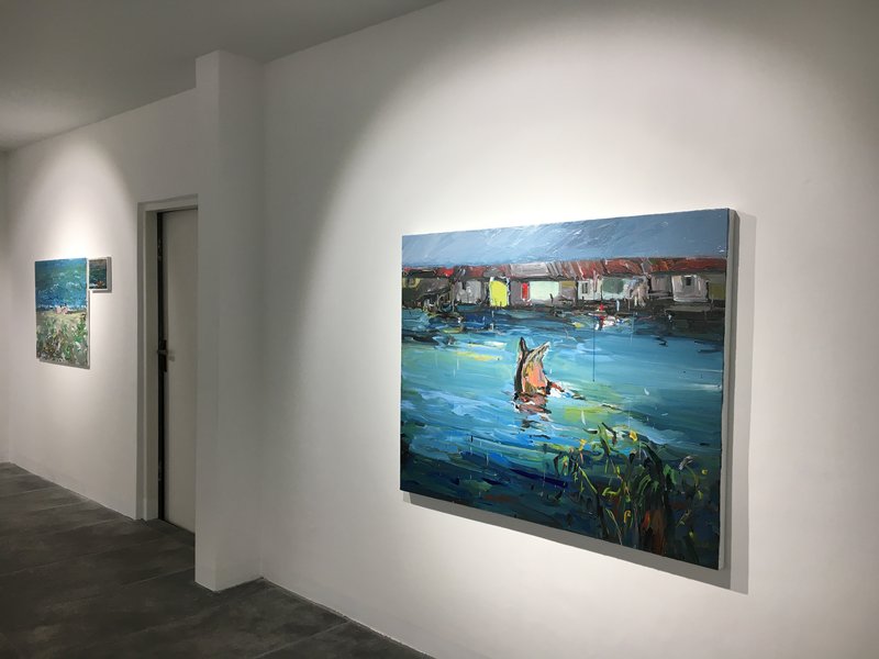 On The Port, installation view