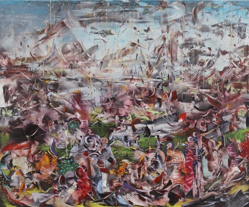 Ali Banisadr, Burn It Down, 2012