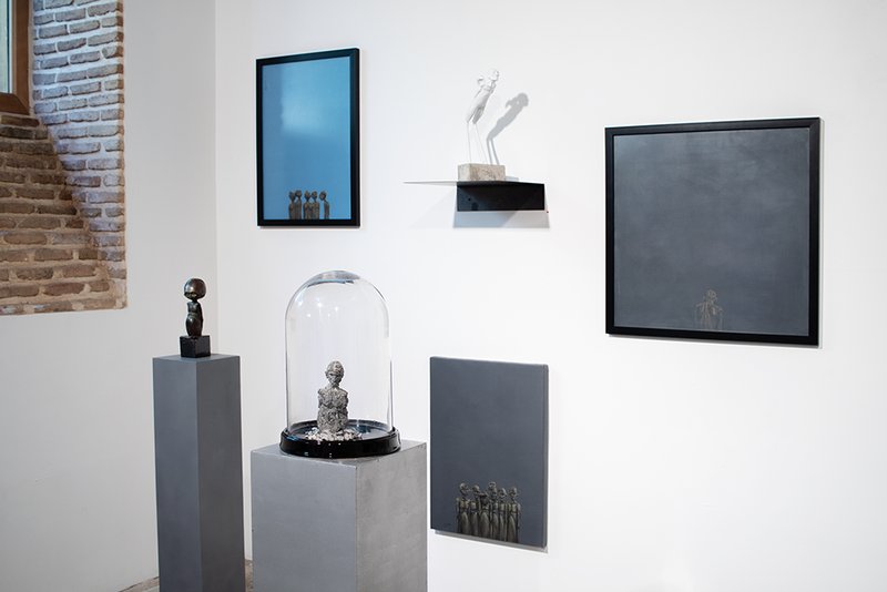 Uncertain And Endless From ongoing series “Homo”, installation view