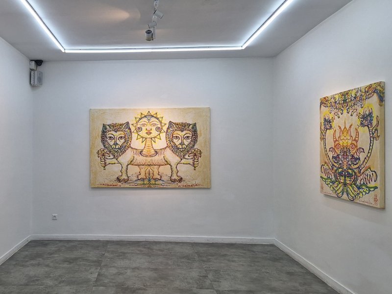 Borehole, installation view
