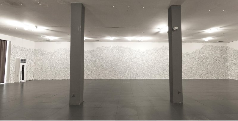 In the Solitude of the City, installation view