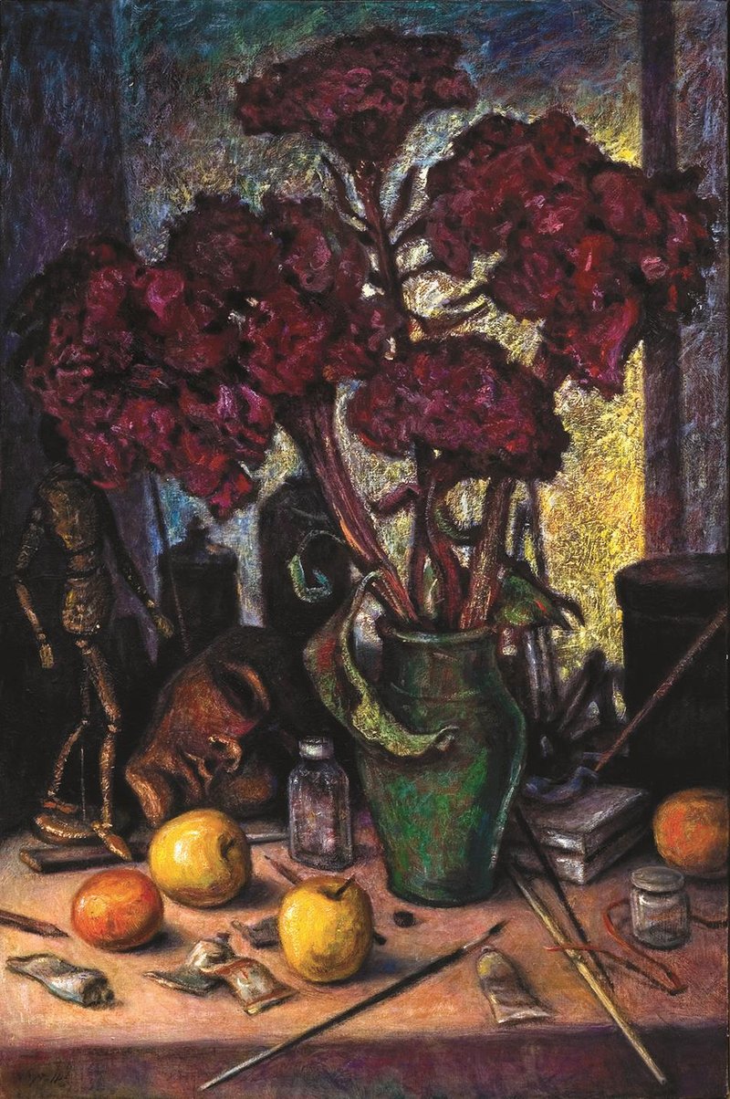 Samila Amirebrahimi, Still Life with Amaranth Flowers , 2008
