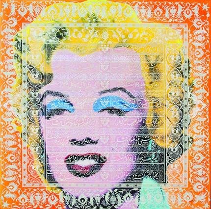 Mahmoud Sabzi, Orange Marilyn, 2011