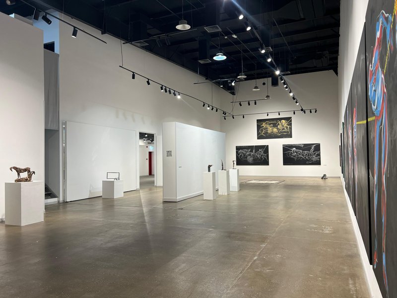 Installation view.