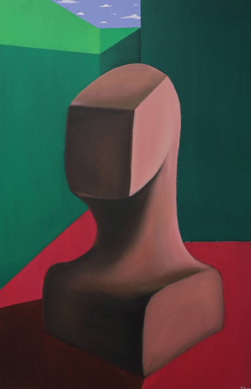 Peyman Davam, Figure in Semi-Closed Space, 2024