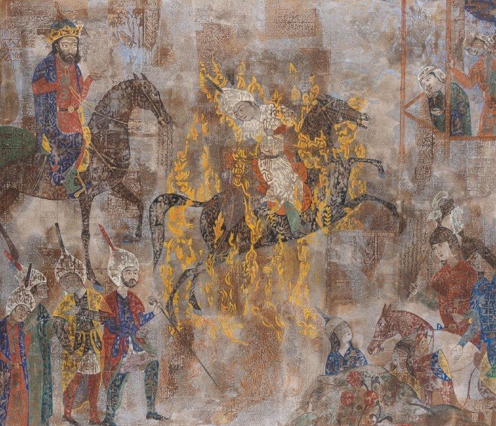 محمدهادی فدوی، گذر سیاوش از آتش