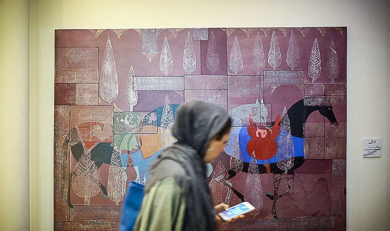 اسب‌های بی‌سوار، نمای چیدمان