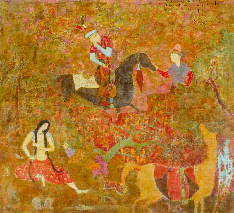 Reza Derakshani, A Scene from 'Khosro and Shirin', 2007