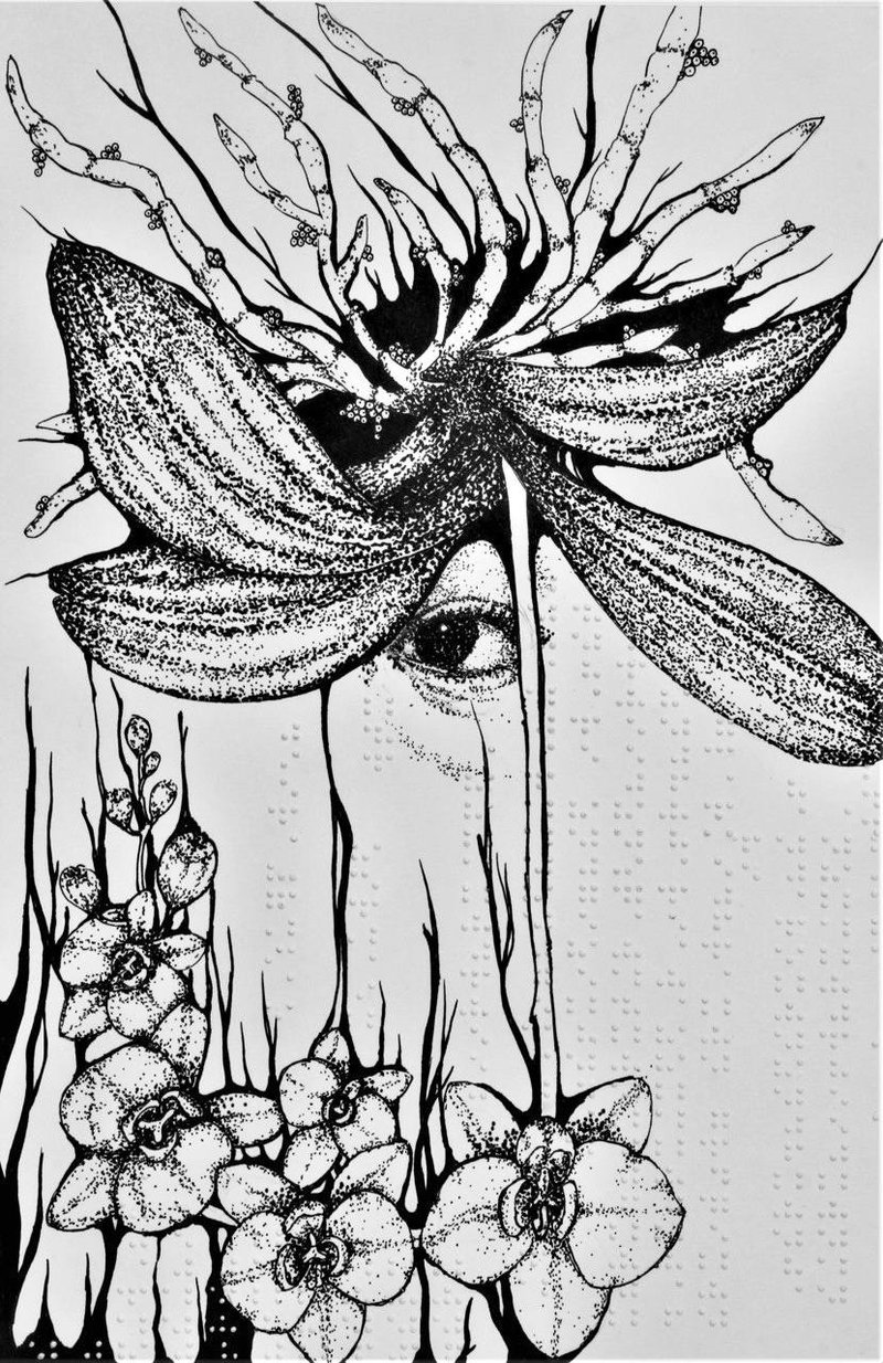 Bahare Noorizadeh, Orchid Cavity, 2022