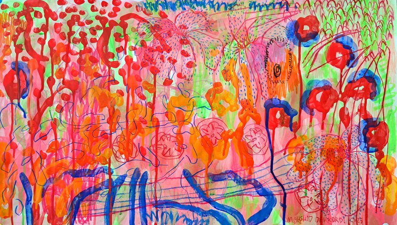 Mahshid Dehkordi, Red-Green Number 18, 2025