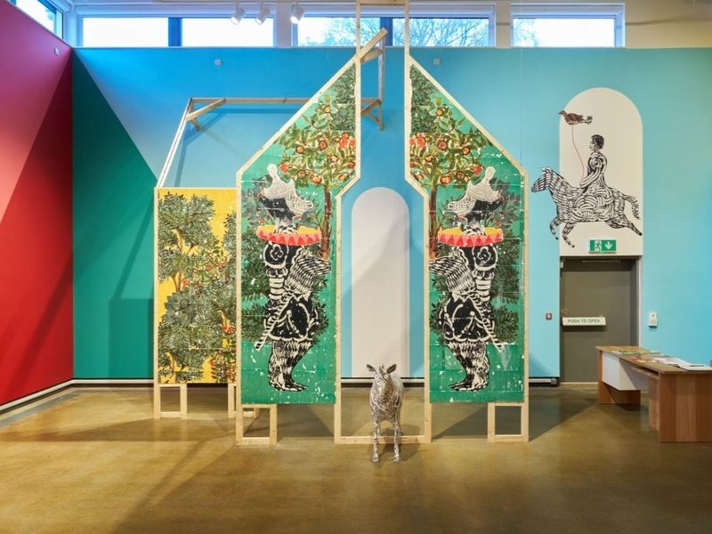 Playing In Wonderland, installation view