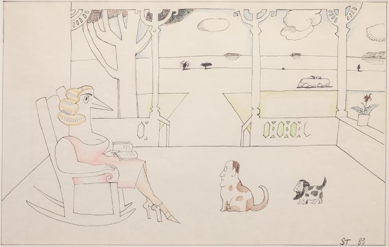 Saul Steinberg, Untitled, 1983