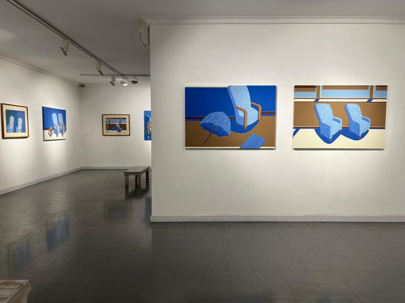 Mehdi Hosseini's Paintings, installation view