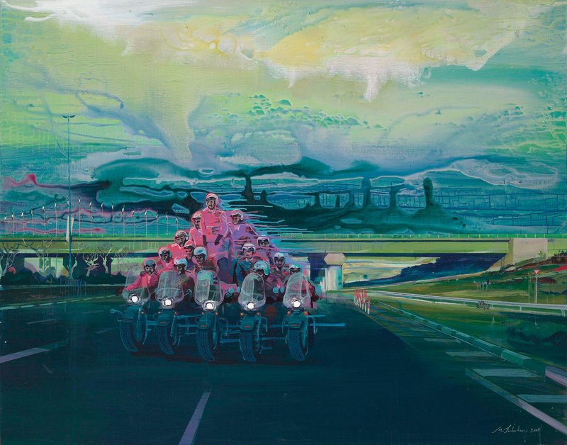 Mehdi Farhadian, Bouquet of Gladiola, 2009