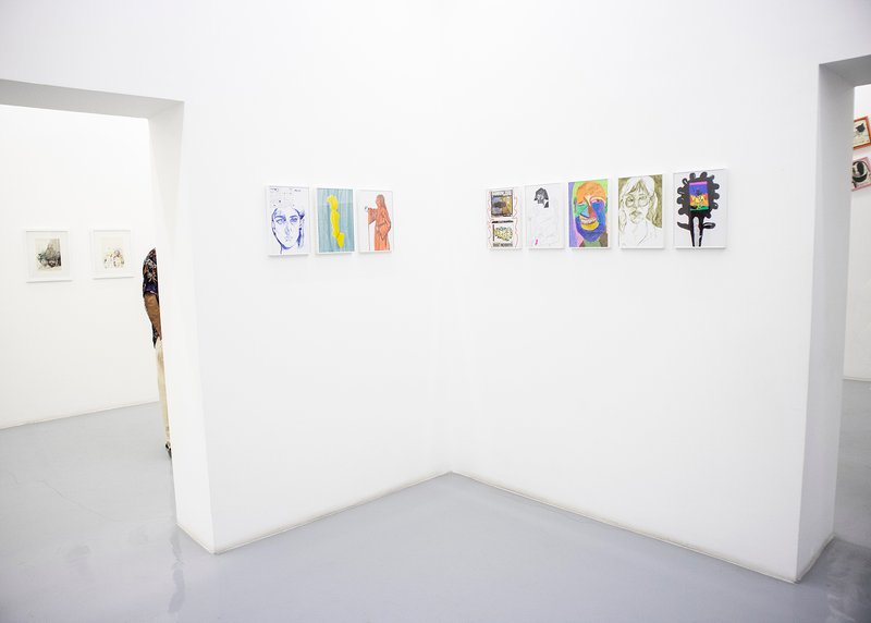 New Drawings, installation view