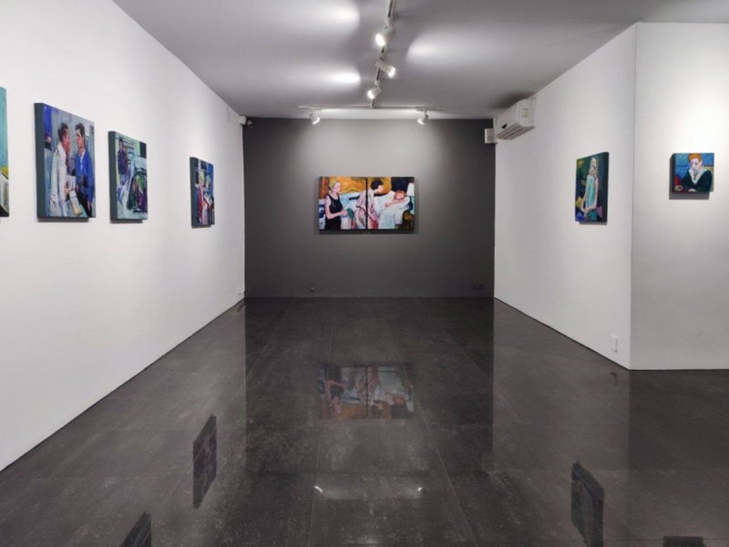از پنجره‌ی سرخوشی، نمای چیدمان