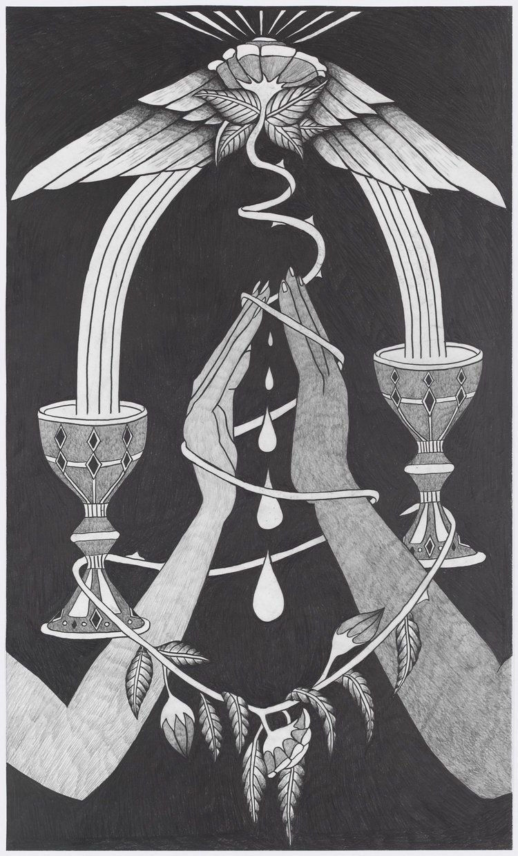 Afruz Amighi, Two of Cups, 2019