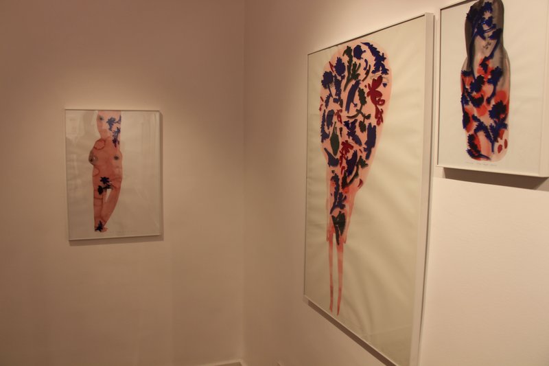 Red Dude Series, Ahoo Hamedi's Recent Works, installation view
