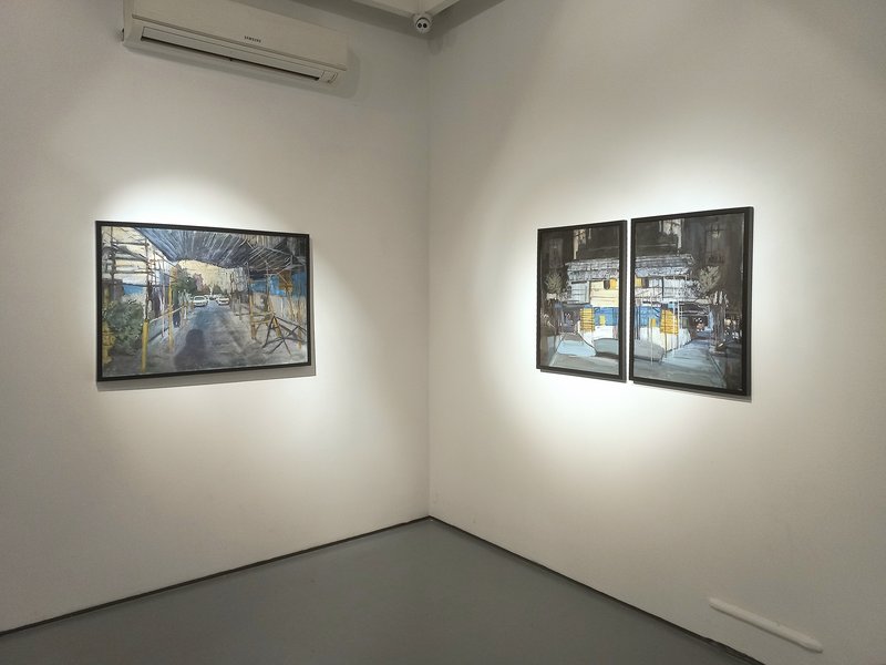Scaffolding, installation view