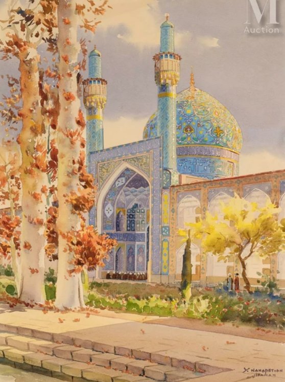یرواند ناهاپتیان، نماز در مسجدشاه اصفهان