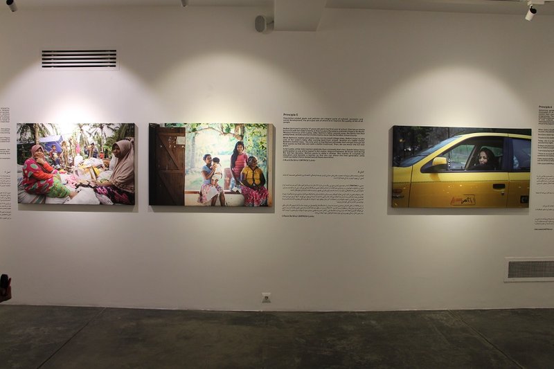 Humans of ICPD: Rights and Choices For All, installation view