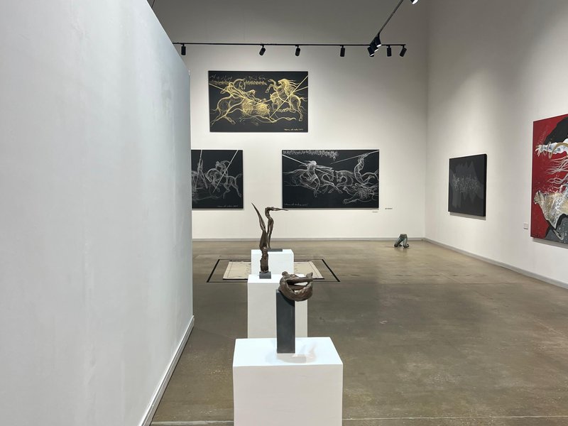 Installation view.