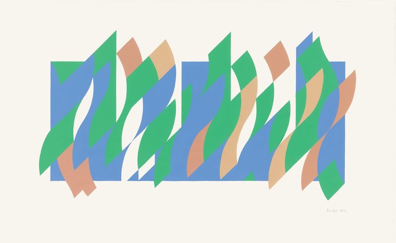 Bridget Riley, Wall Painting 1, 2007
