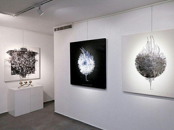 Paint Calligraphy Drawing, installation view