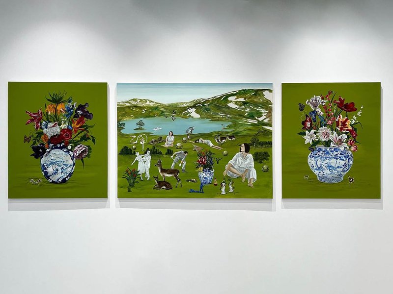 In Drought, Rhymes Blossom, installation view
