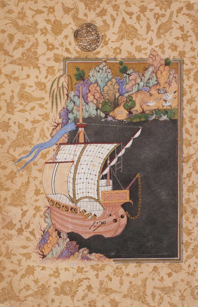 شاهپور پویان، درویش فاریاب روی قالیچه اش از رودخانه می گذرد، 1397