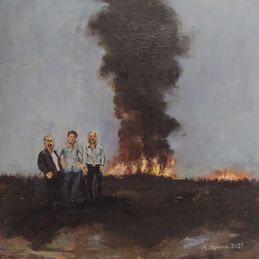 Mostafa Ghorbani, Selfie, 2021