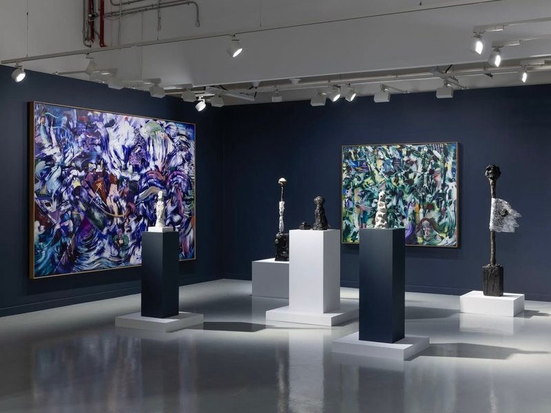 Installation view.