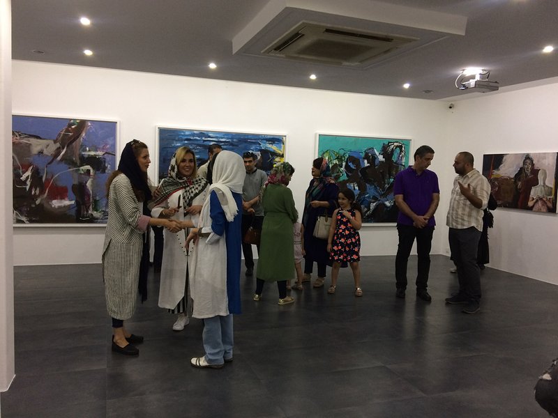 Blue Yellow Red, installation view