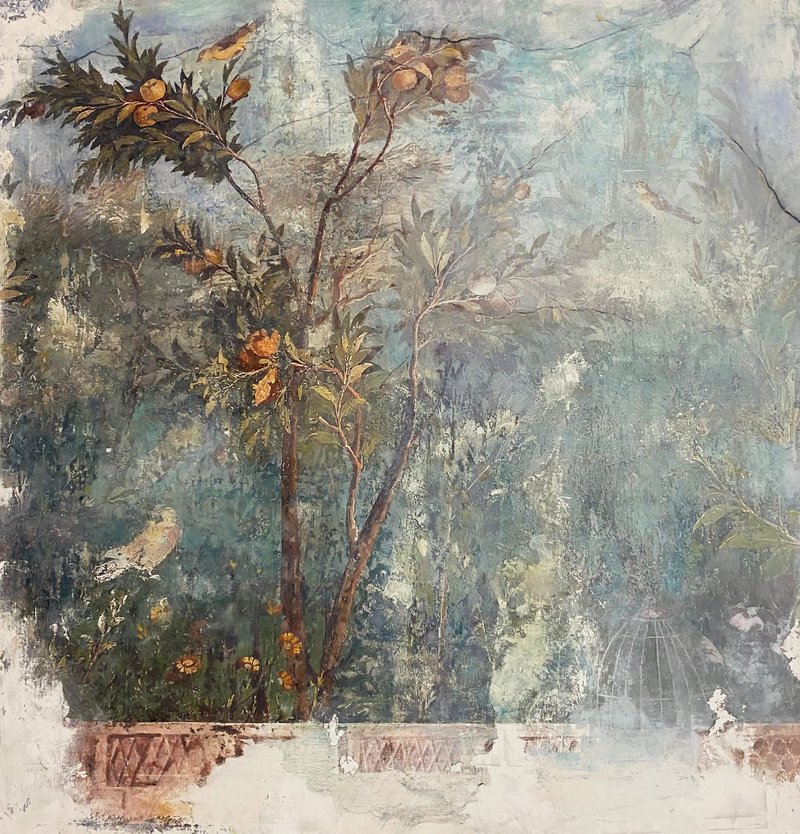Juan Araujo, Fresco Livia detail, 2023
