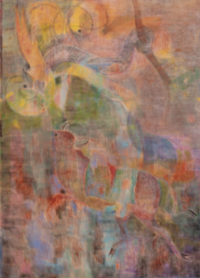 Azadeh Elmizadeh, AzhiDahak and the Cow, 2022