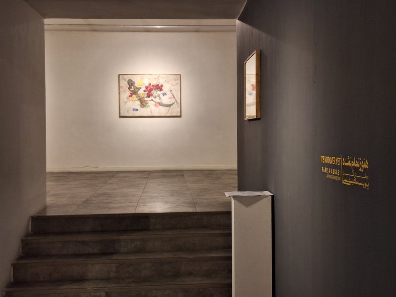 It's Not Over Yet, installation view