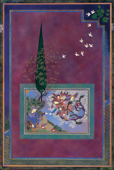 Farah Ossouli, The Creation of Adam (Homage to Michelangelo), 2007