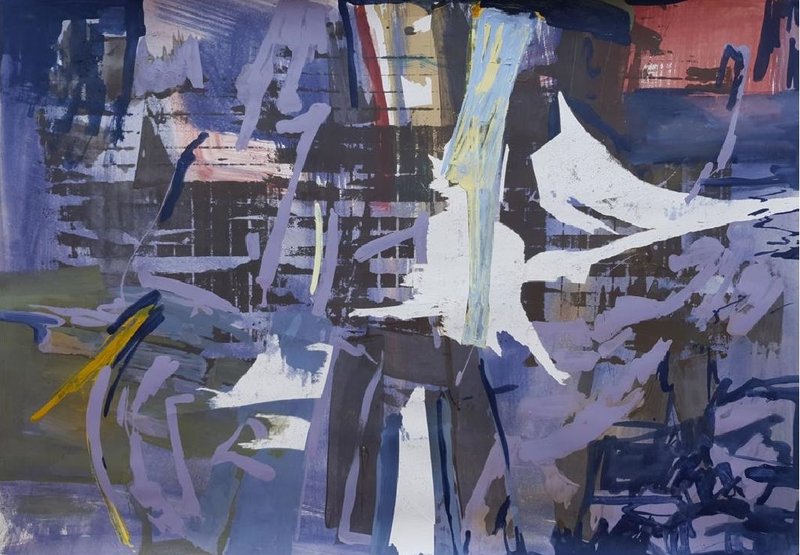 Kimiya Mirzaei, Destruction As The Manner of Painting 06, 2021