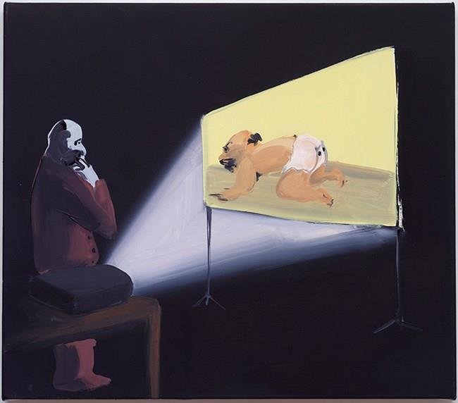 Tala Madani, Inside Projection, 2014