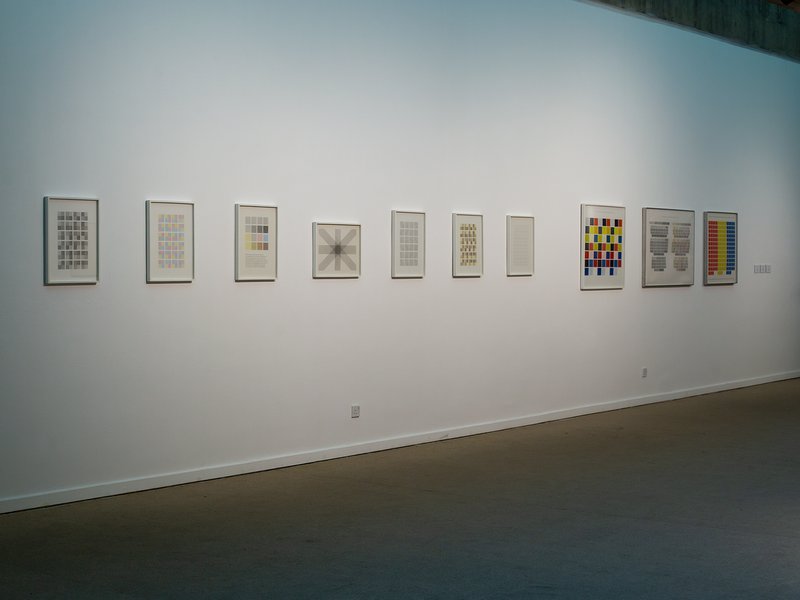 Minimalism and Conceptual Art in the mid-20th Centry Art, Installation view.