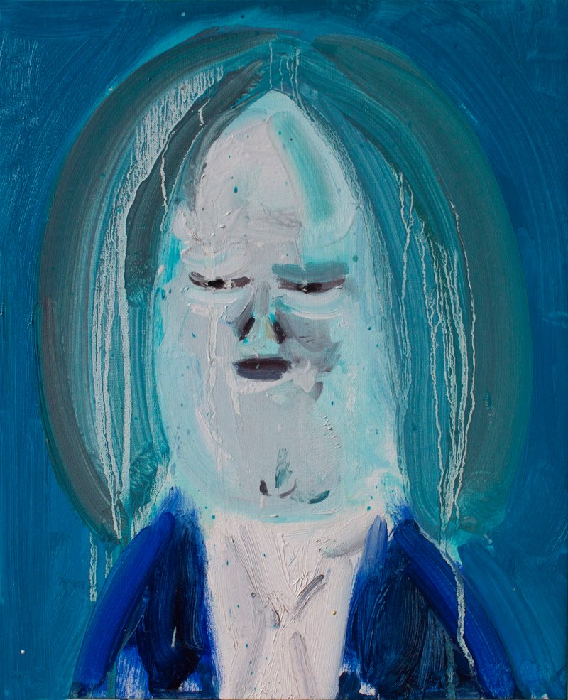 Amir Khojasteh, The Blue Singer, 2019