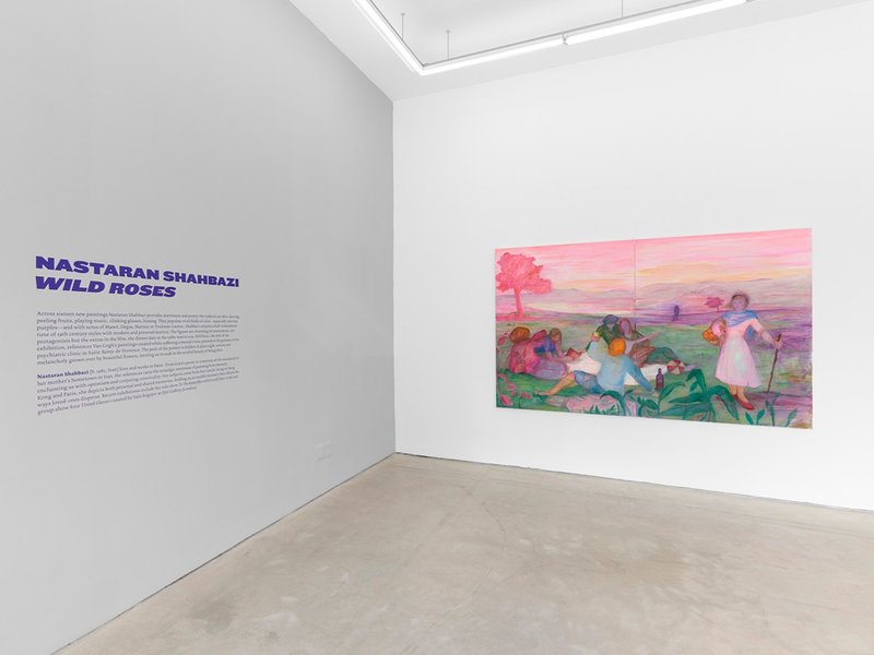 Wild Roses, installation view