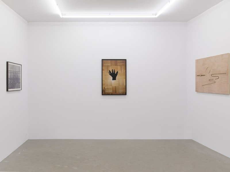 Behjat Sadr and Isabelle Cornaro's Artworks, installation view