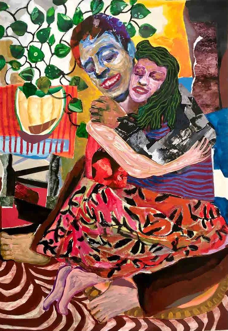 Hanieh Homayouni, Hug Me Next to the Vase, 2023